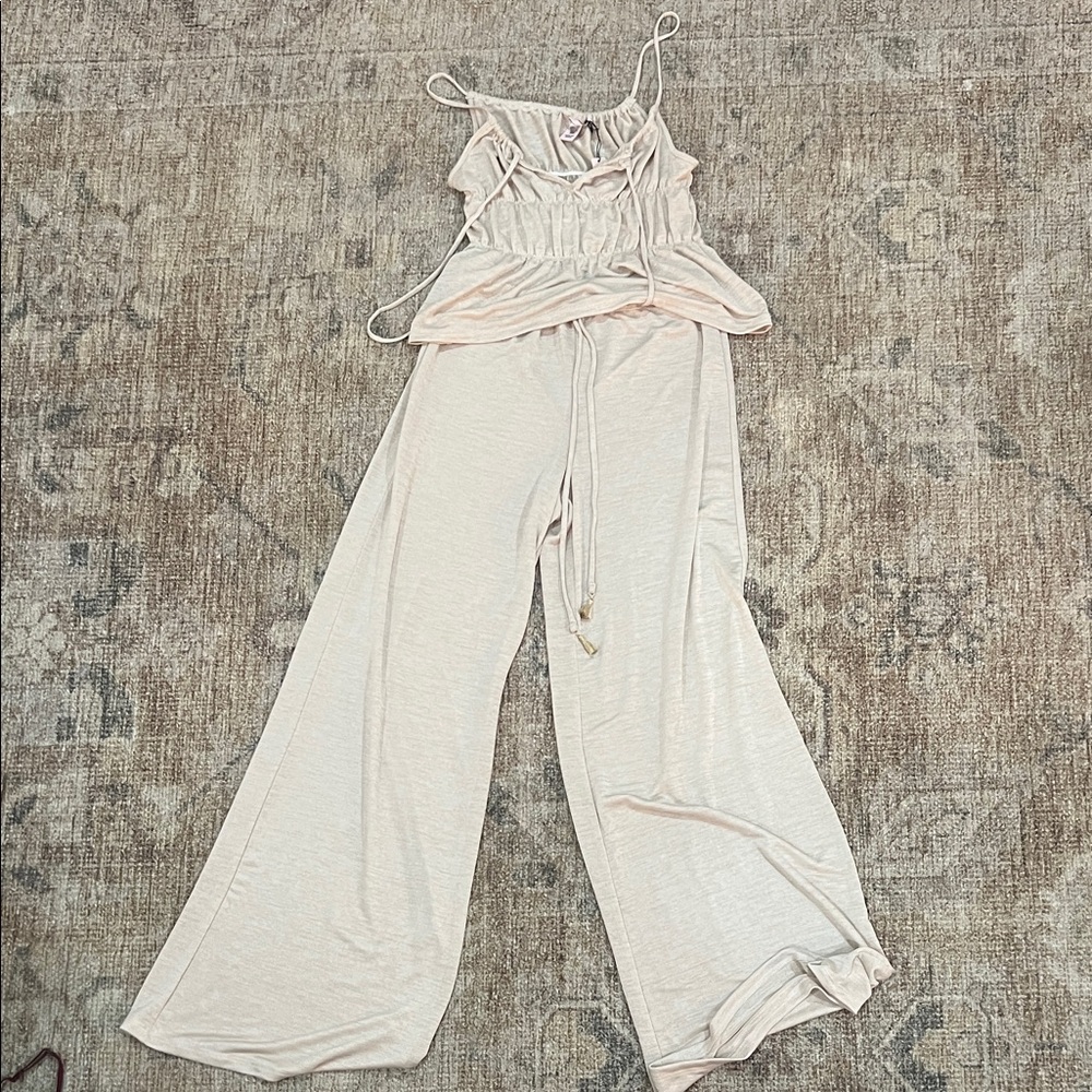 Victoria's Secret Light Cream Jumpsuit